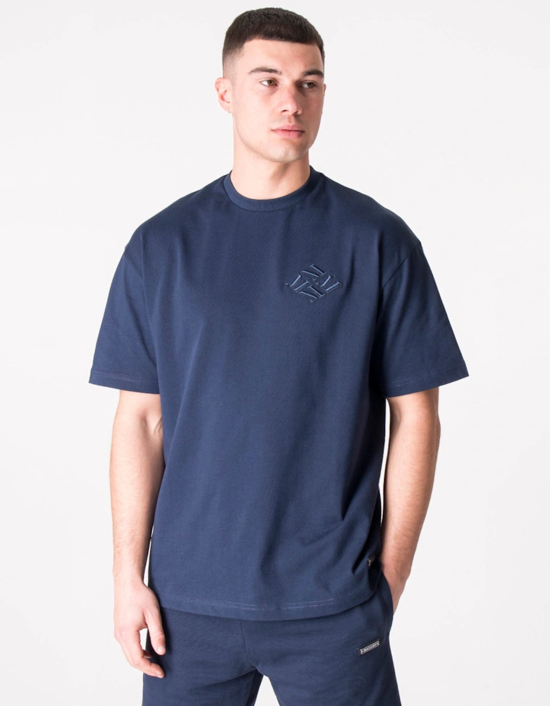 Oversized 4M Embroidered T-Shirt