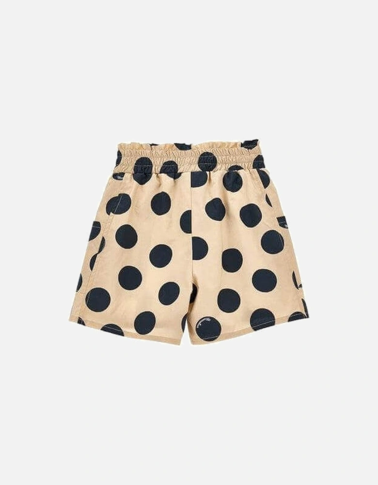 Girls Beige Jerry & Cherie Spot Short