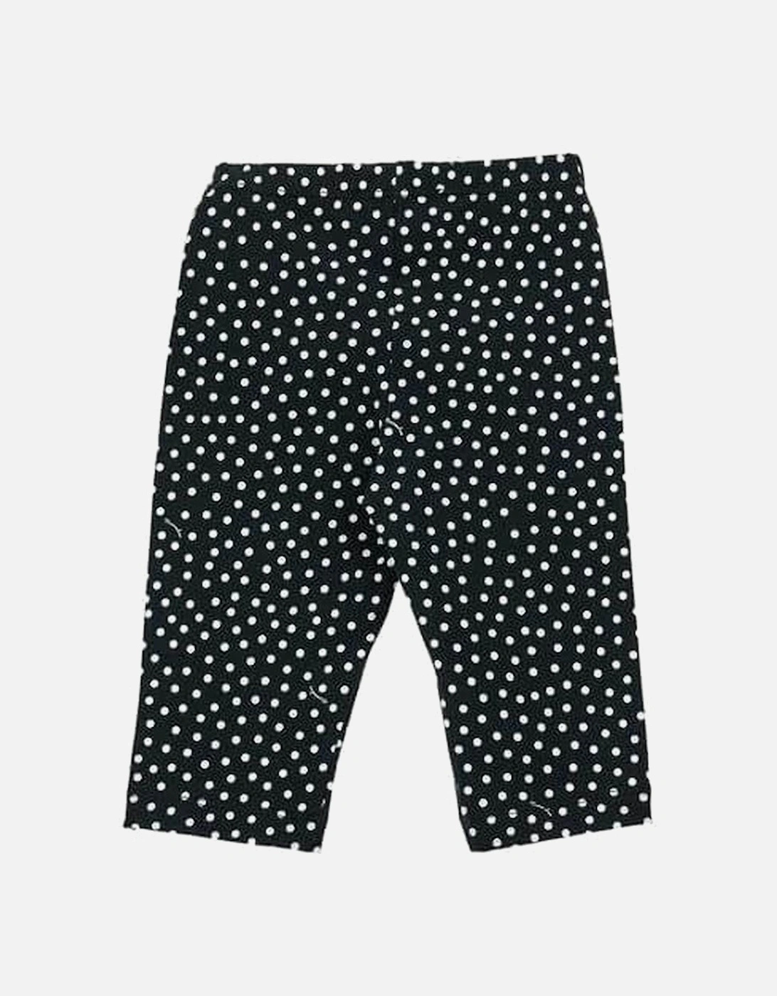 Girls Black Spot Cycling Short