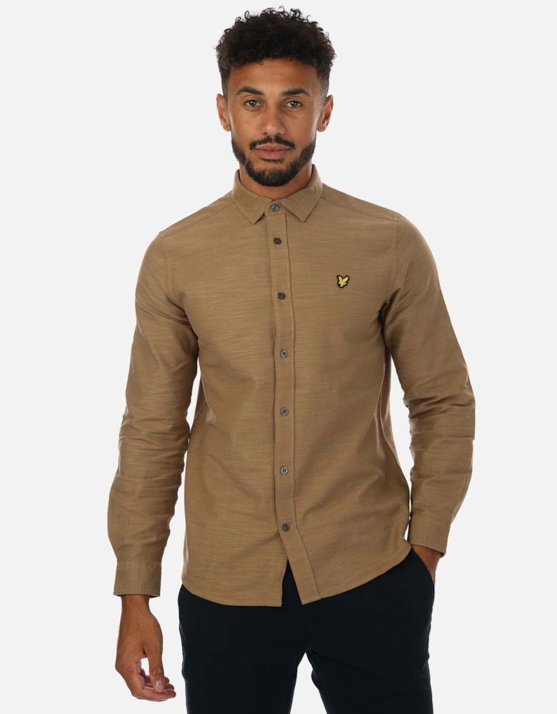 Mens Chunky Slub Shirt