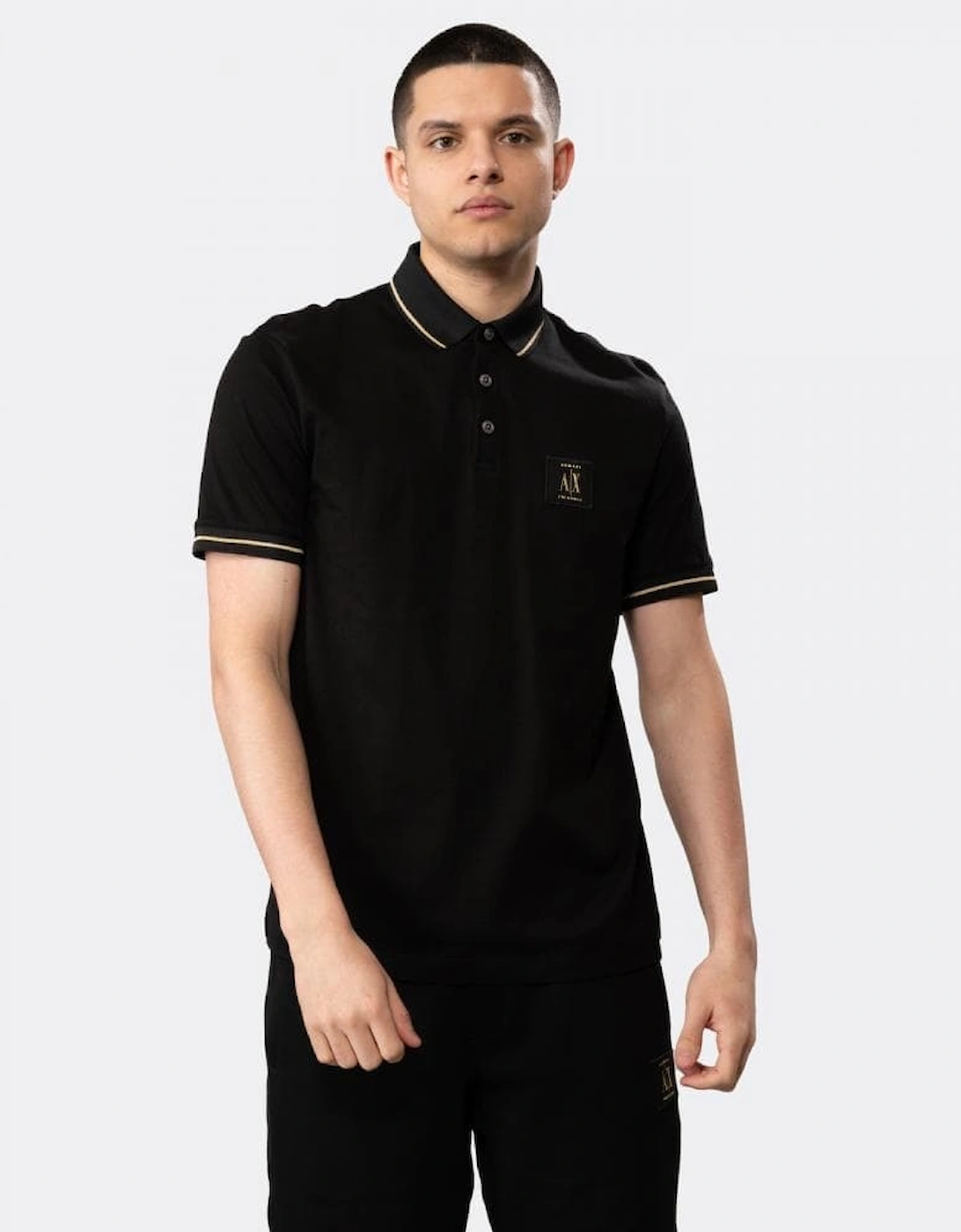 A|X Patch Logo Mens Polo Shirt, 6 of 5