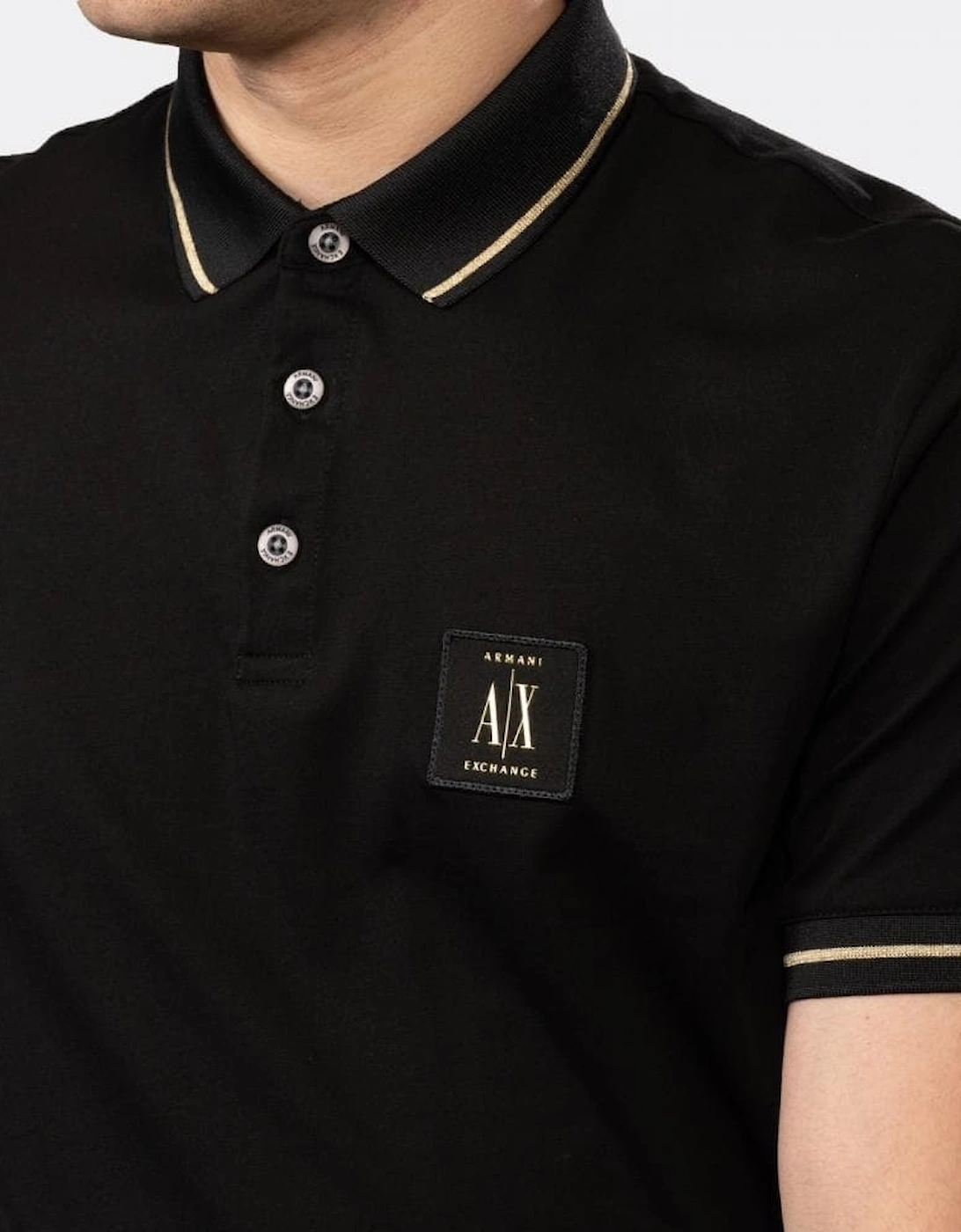 A|X Patch Logo Mens Polo Shirt