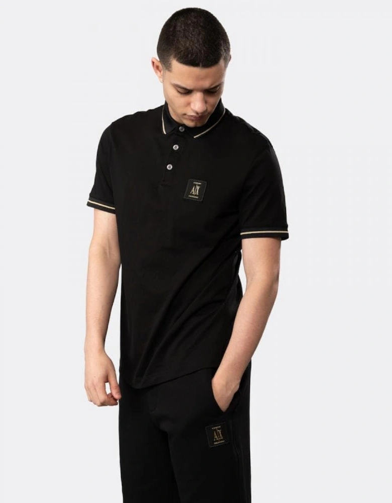 A|X Patch Logo Mens Polo Shirt