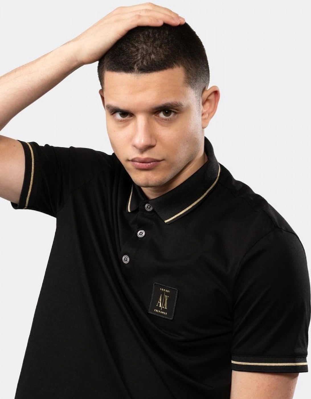 A|X Patch Logo Mens Polo Shirt