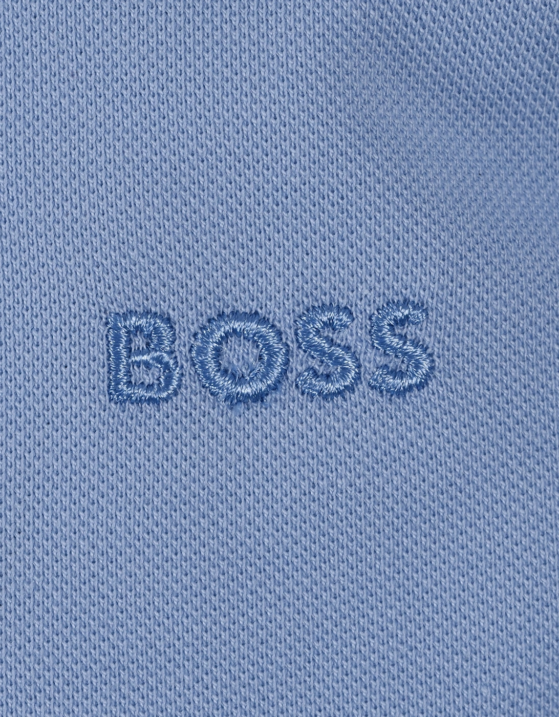Boss Pallas Polo Shirt Open Blue
