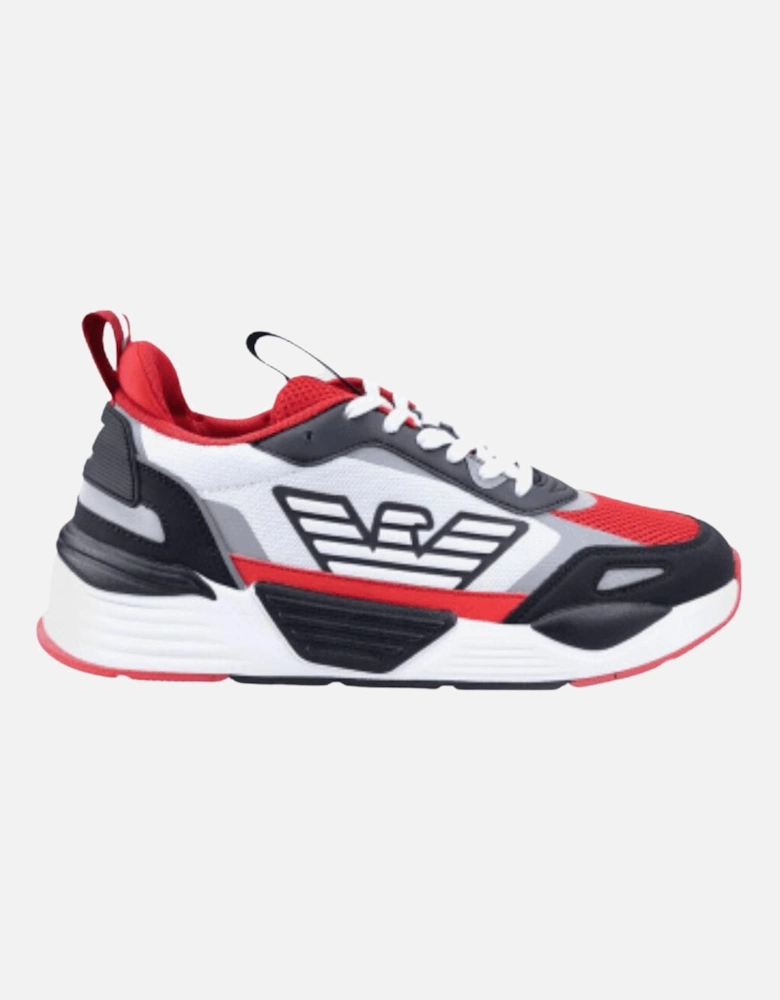 Reflective Red/White/Black Sneaker Trainer