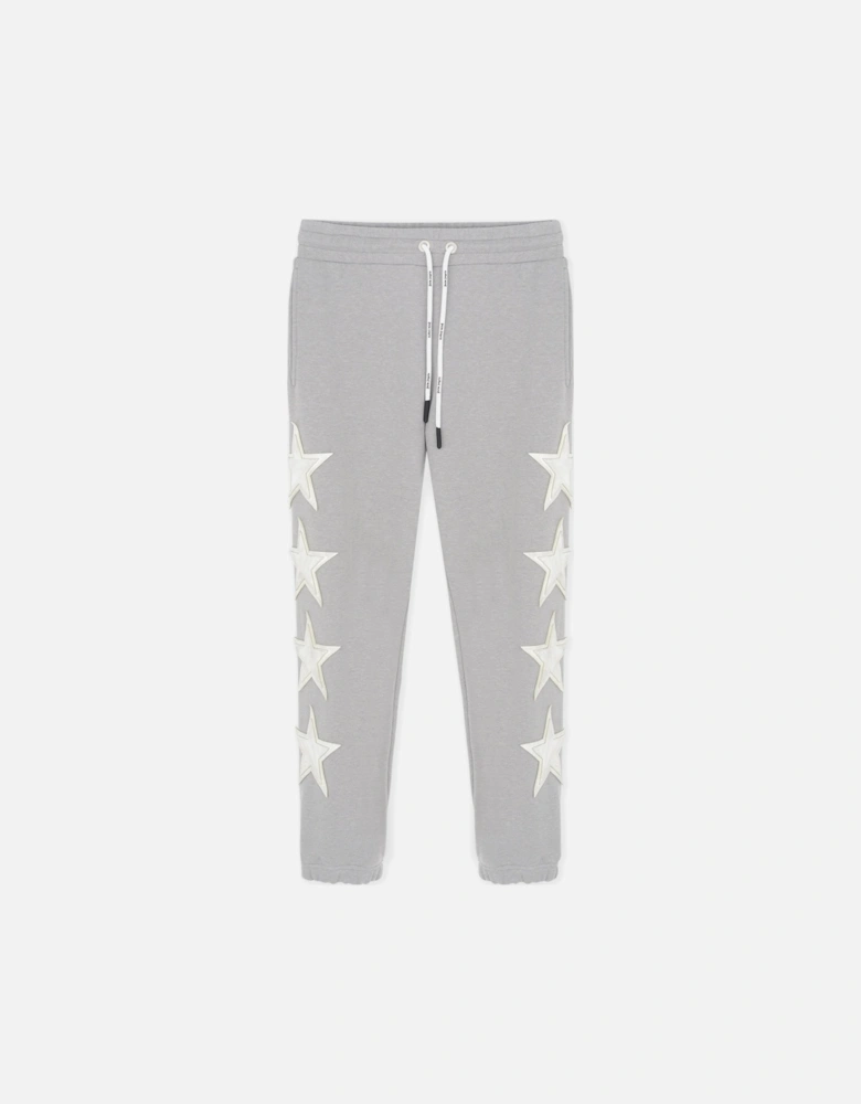 Womens Patched Stars Joggers Grey