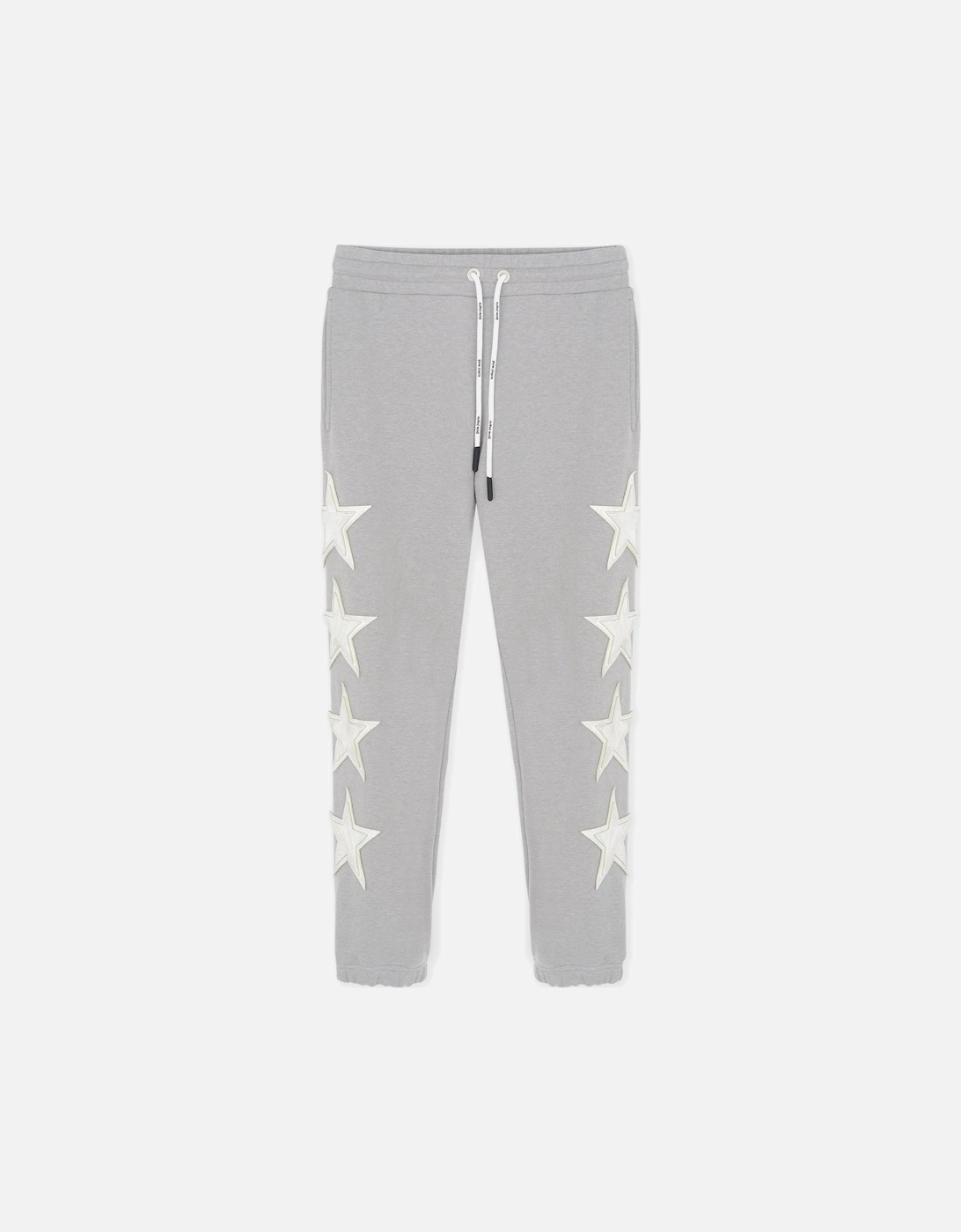 Womens Patched Stars Joggers Grey, 6 of 5