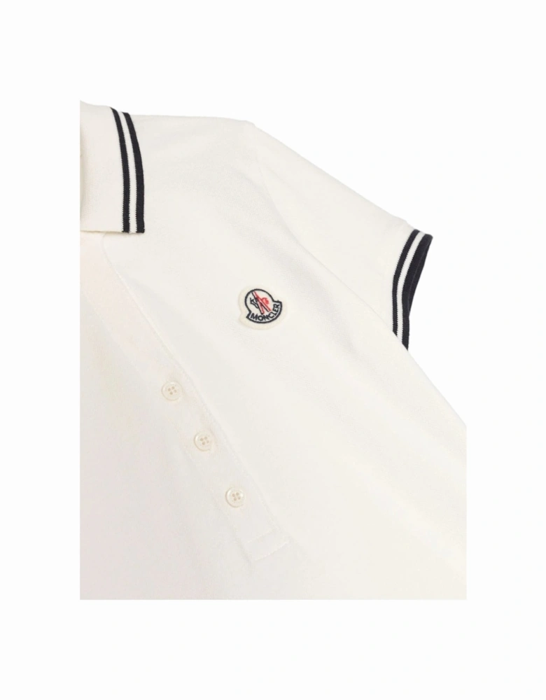 Kids Bell Logo Polo White