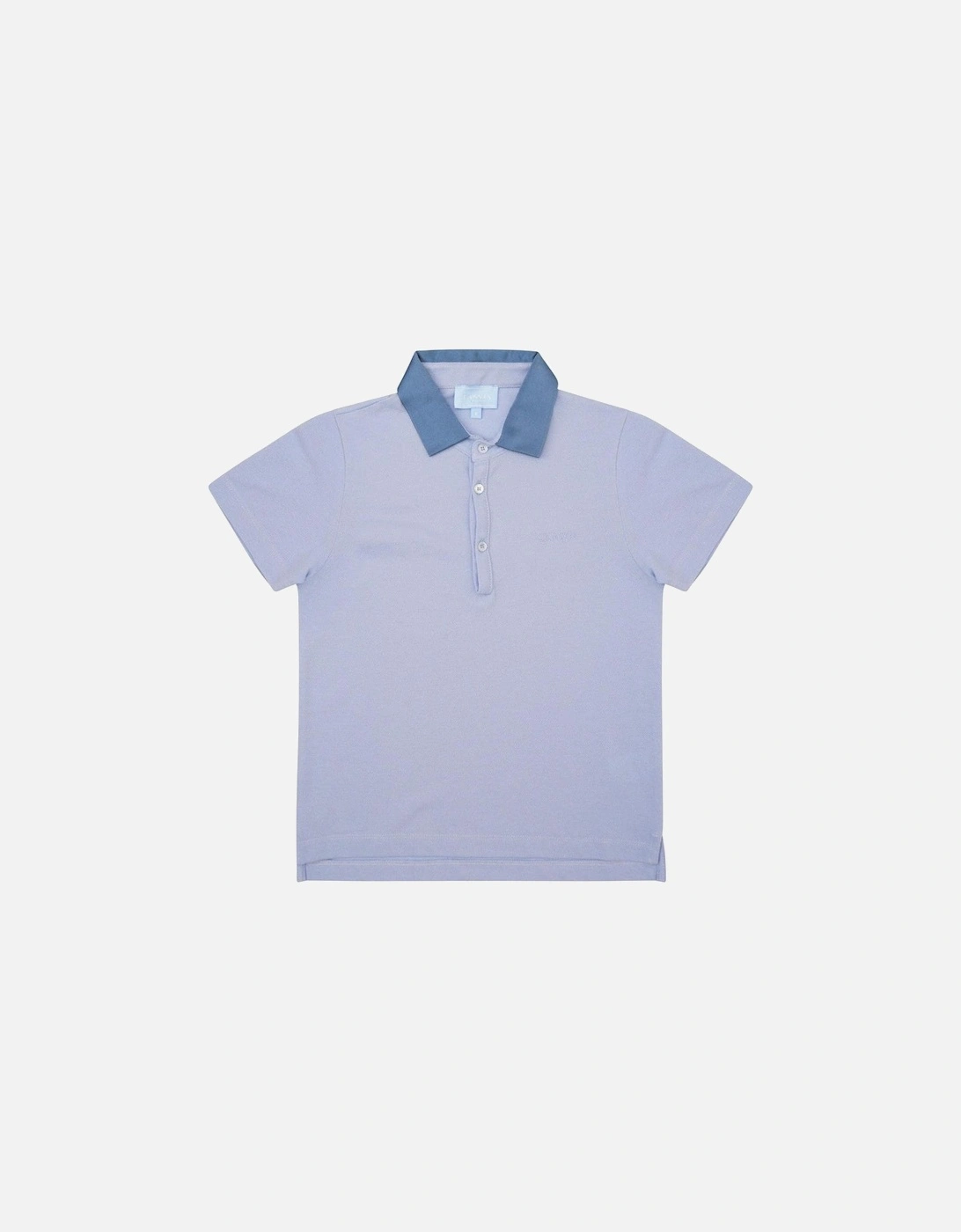 Boys Pale Blue Polo Shirt, 5 of 4