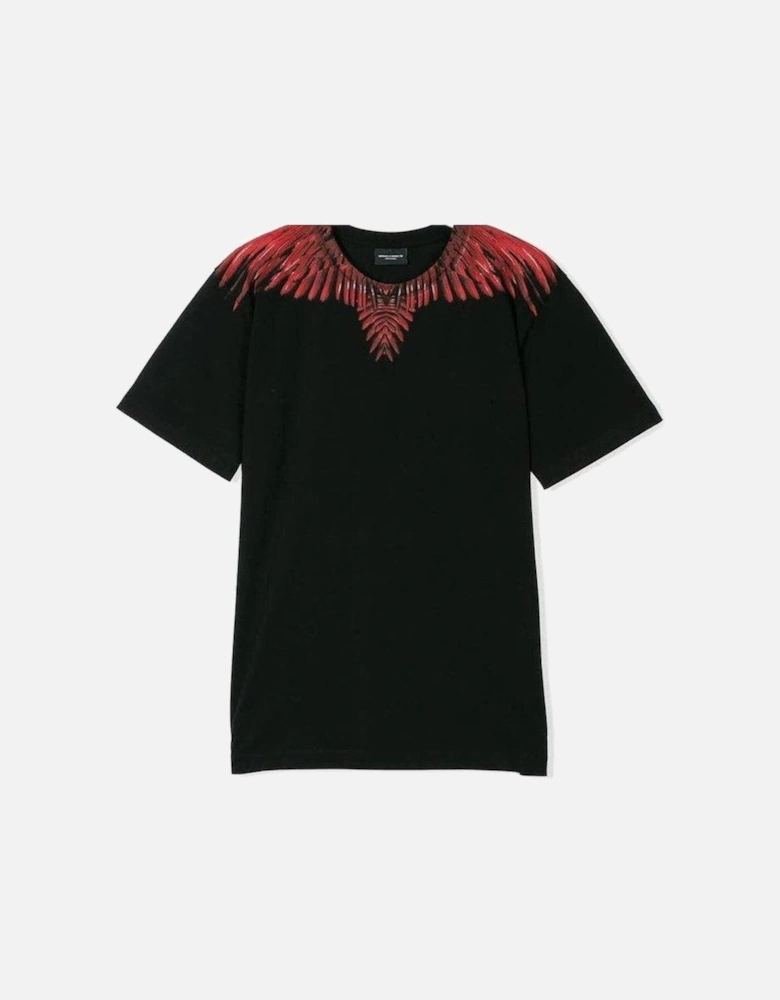 Black 'Wings' T-Shirt
