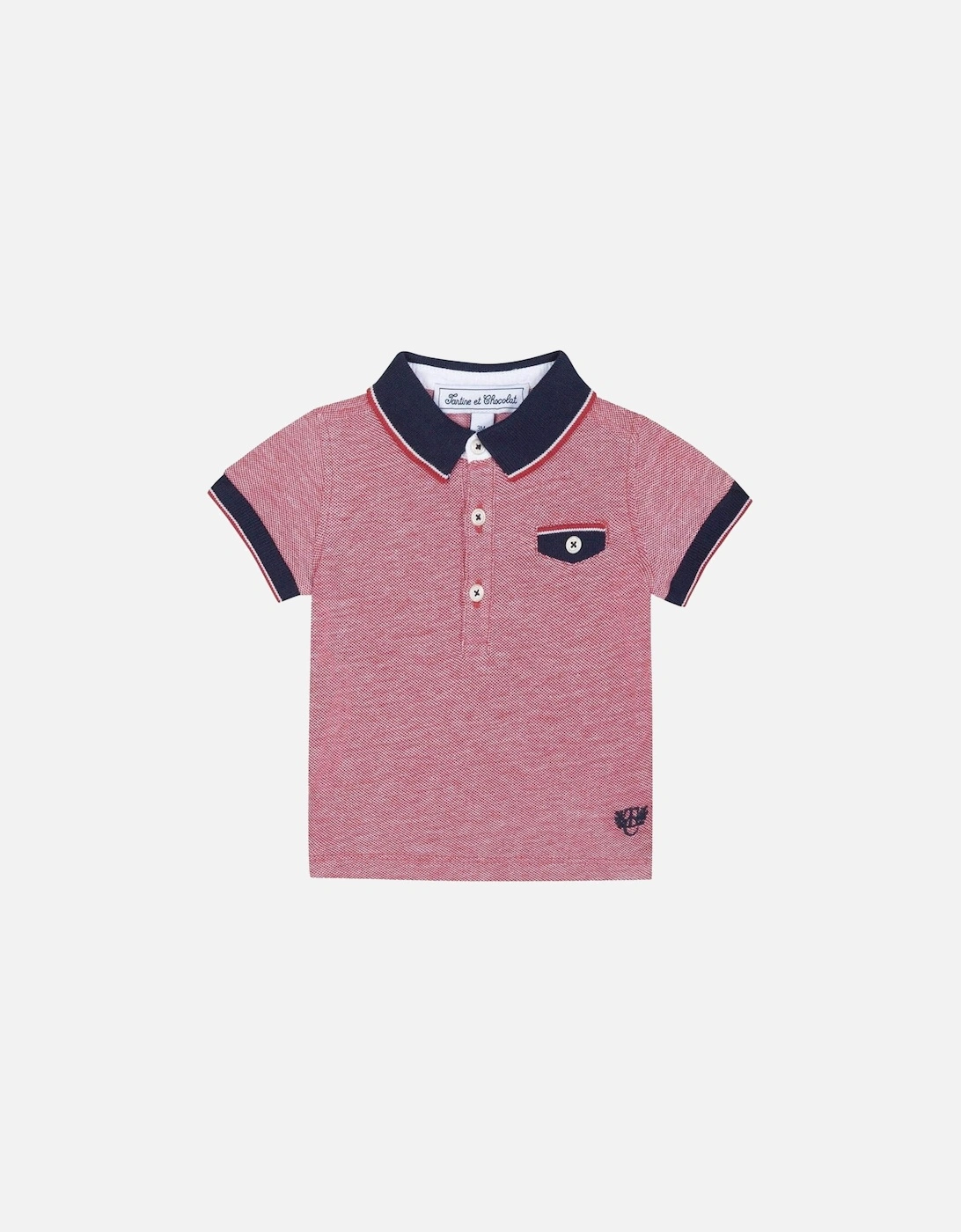 Boys Red Polo Shirt, 2 of 1