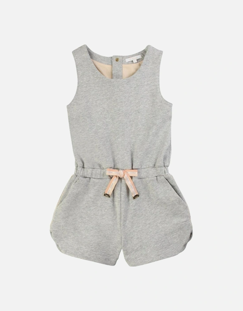 Girls Grey Short All In One