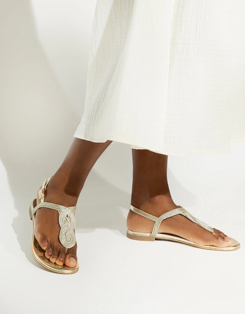 Ladies Logics - Thong-Strap Flat Sandals