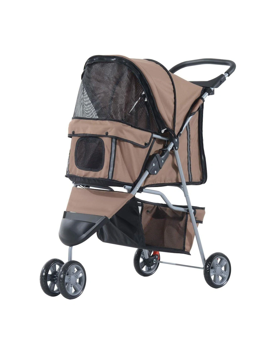 Dog Stroller Pushchair Oxford Cloth 3-Wheel Pram - Suitable for Small Pets, 3 of 2