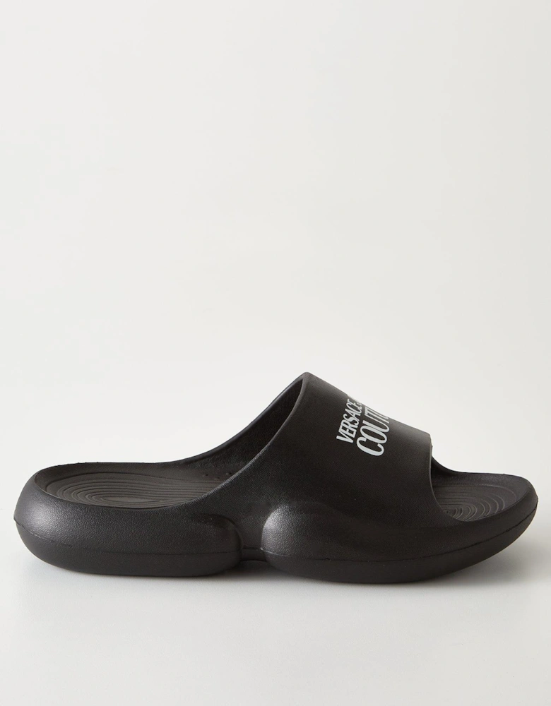 Jeans Couture Chunky Sliders - Black