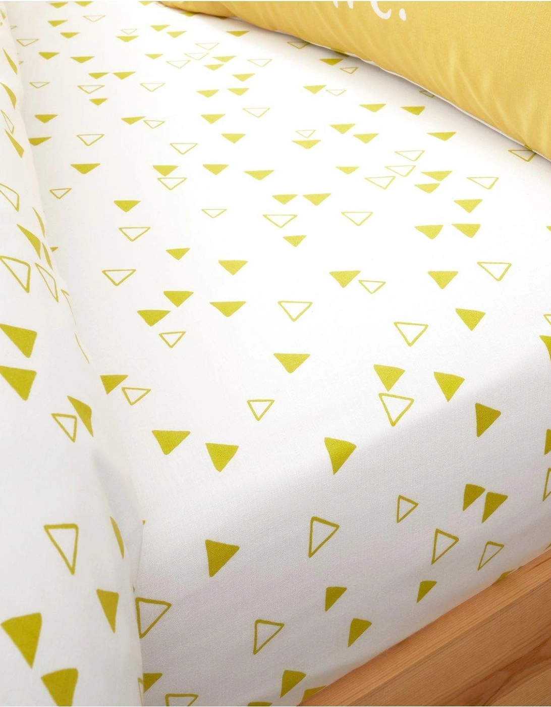 Giraffe Double Fitted Sheet - Yellow, 2 of 1
