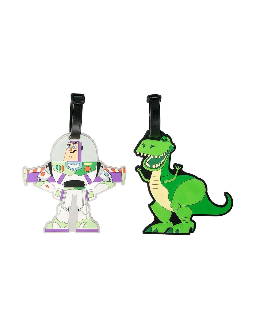 Toy Story Buzz & Rex Green, white & purple 2 piece Luggage Tags VT700654LNX, 3 of 2