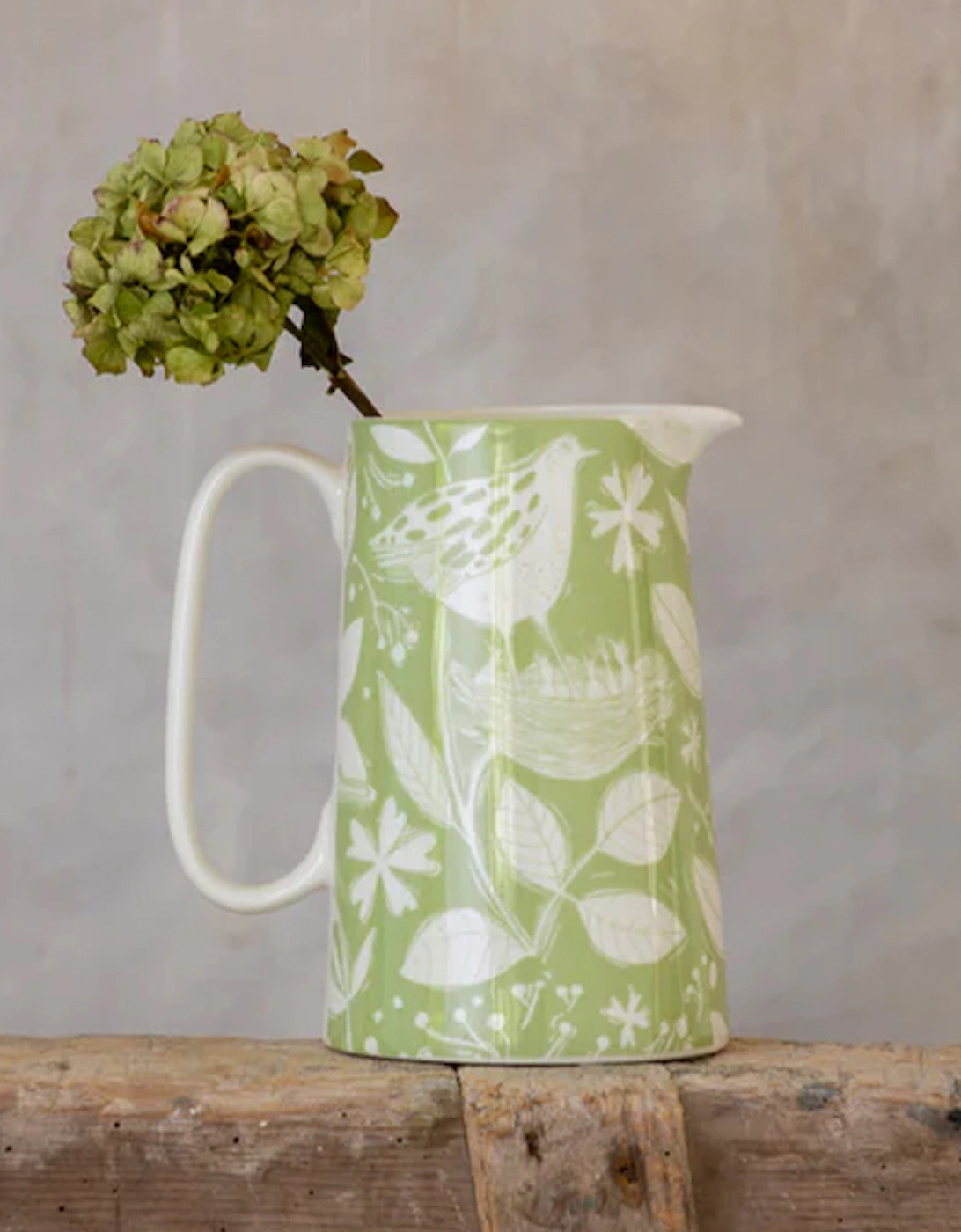 Large Green Hedgerow Jug, 2 of 1