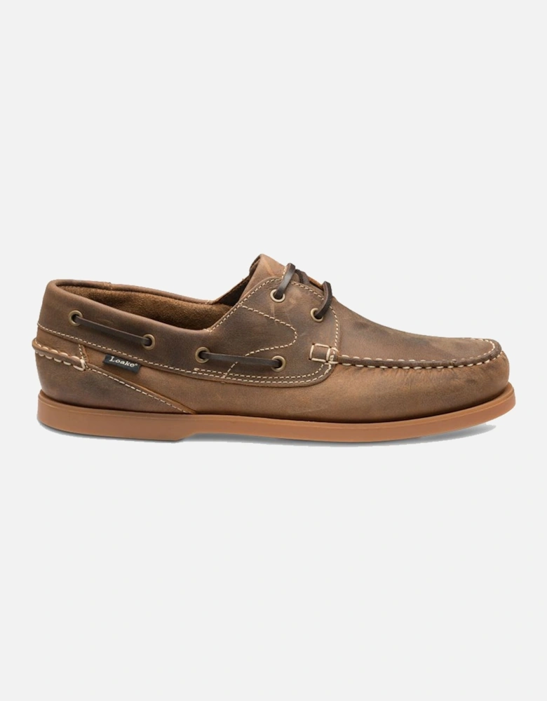 Lymington Boat Shoe Brown Oiled Nubuck