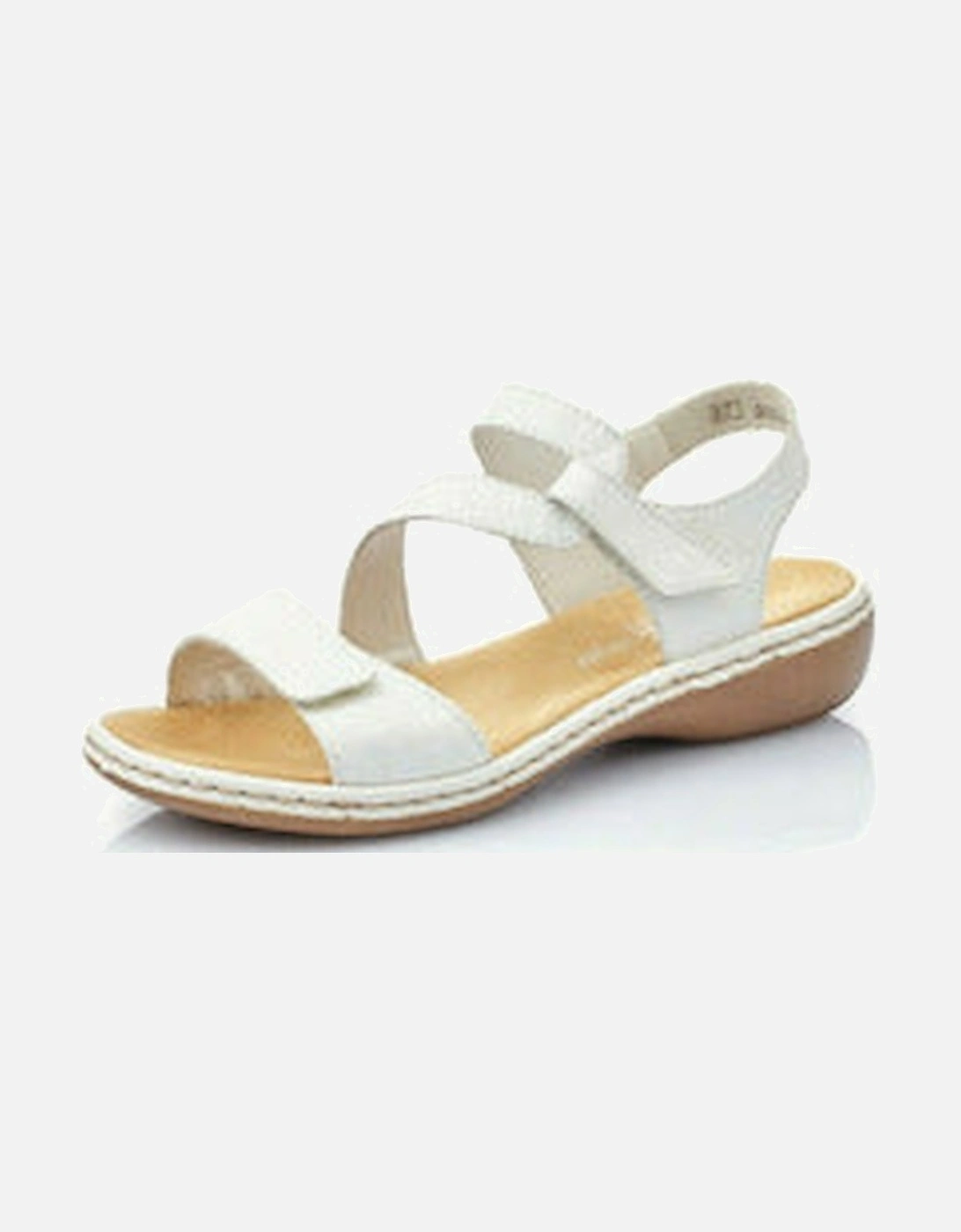 Rieker Women's Tan Sandals 659C7 80 White - Size: 4