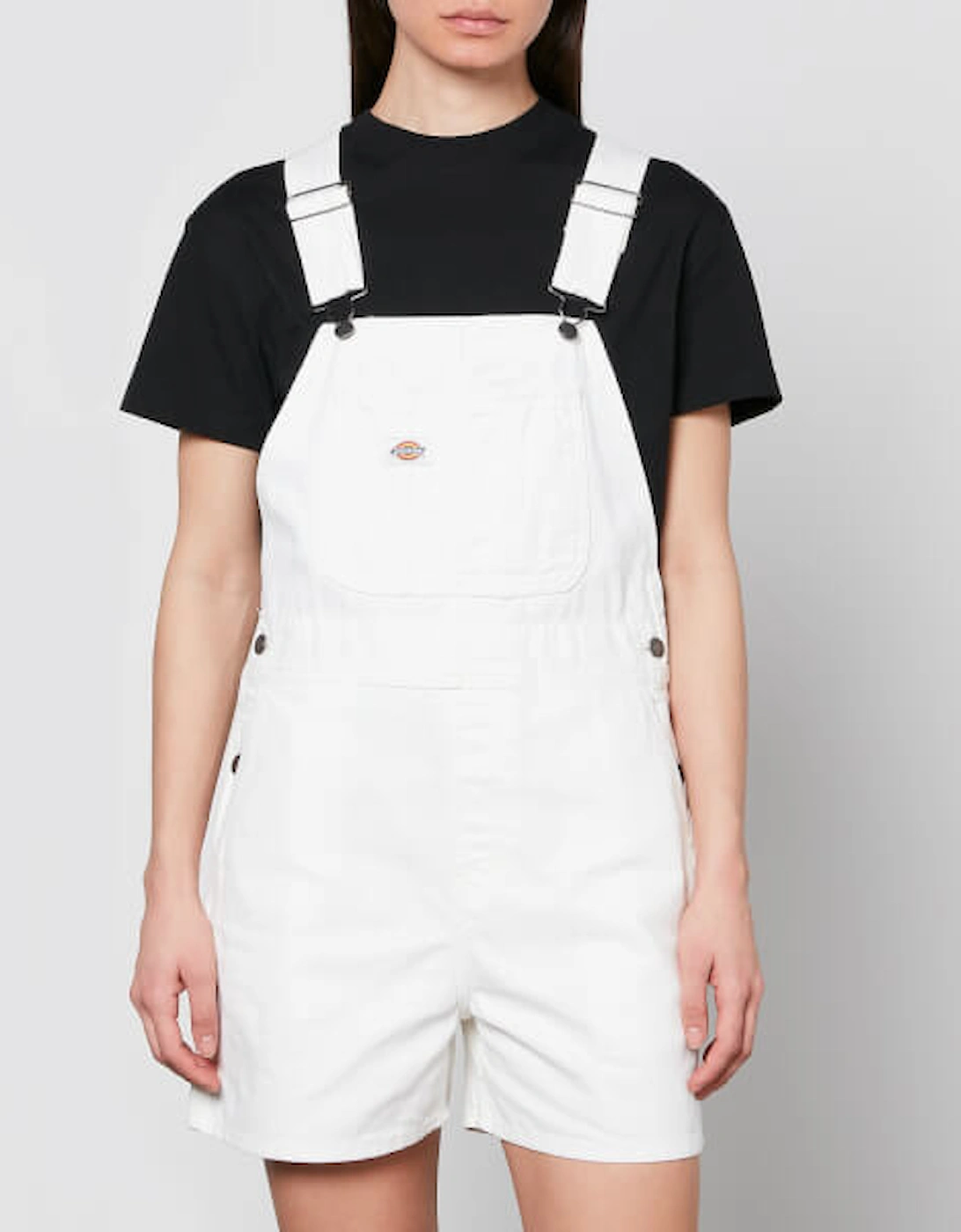 Duck Cotton-Canvas Short Dungarees, 2 of 1