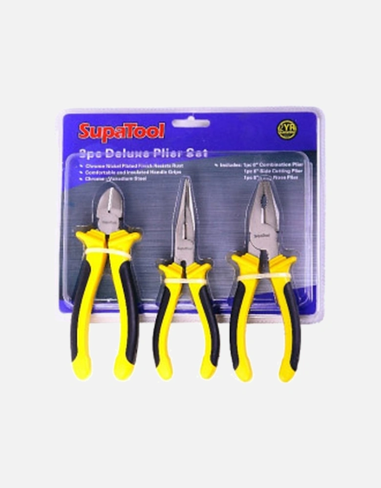 Deluxe Plier Set (Pack of 3)