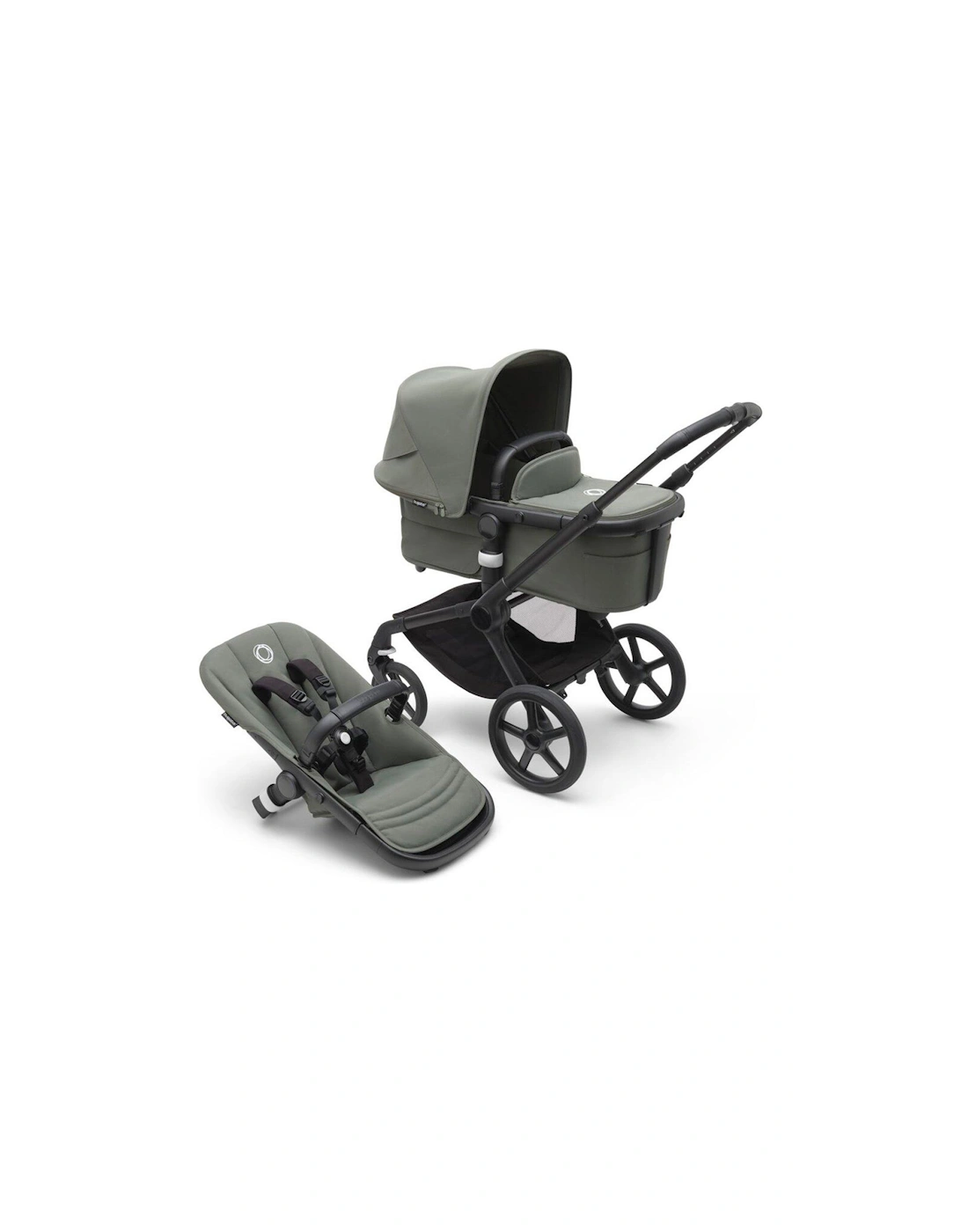 Fox 5 Complete Stroller - Black/Forest Green/Forest Green, 3 of 2