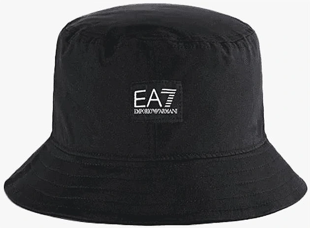 Black Woven Bucket Hat