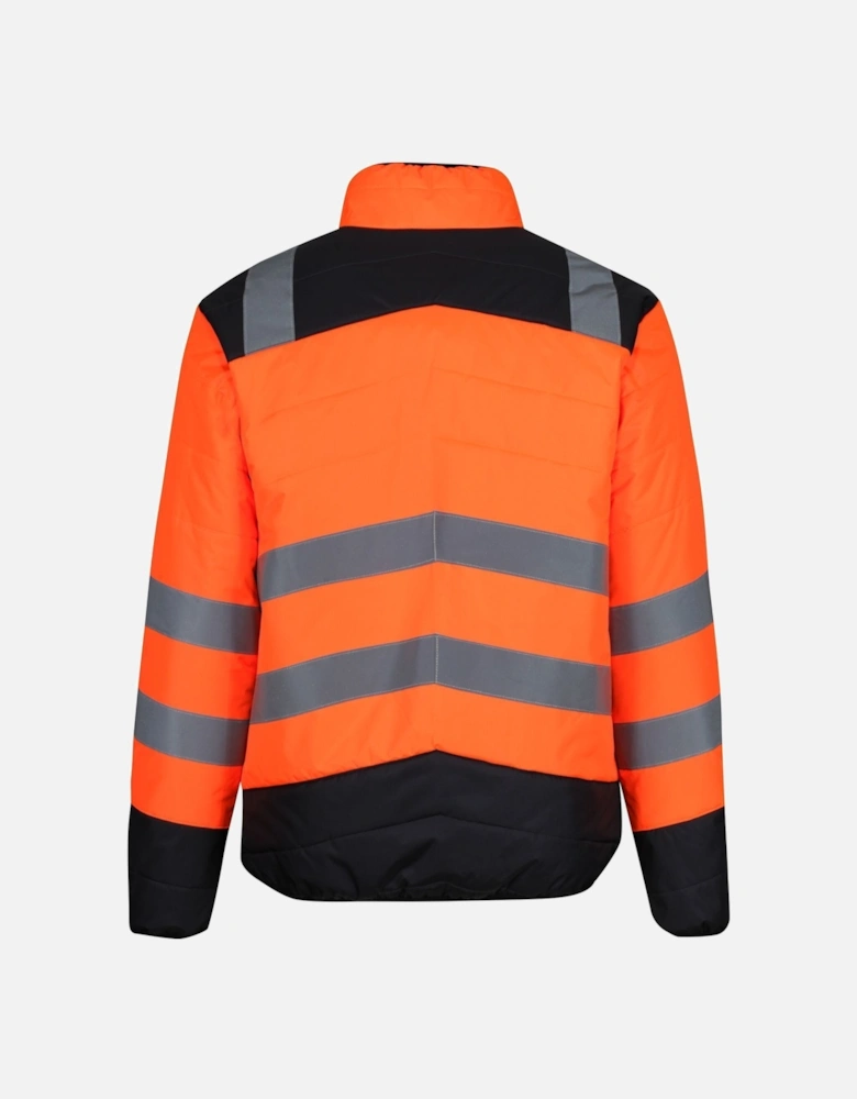 Mens Baffled Hi-Vis Thermal Top