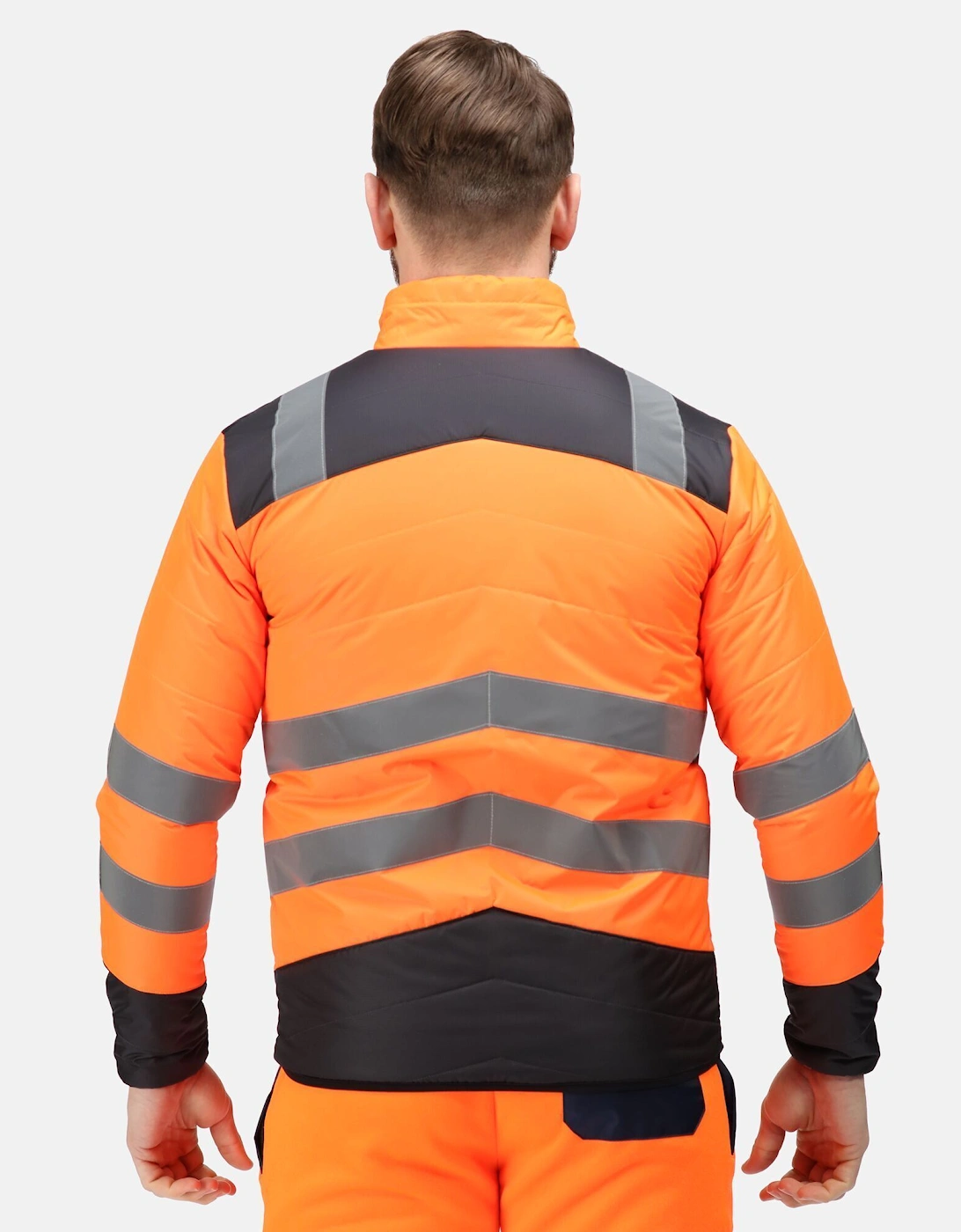 Mens Baffled Hi-Vis Thermal Top