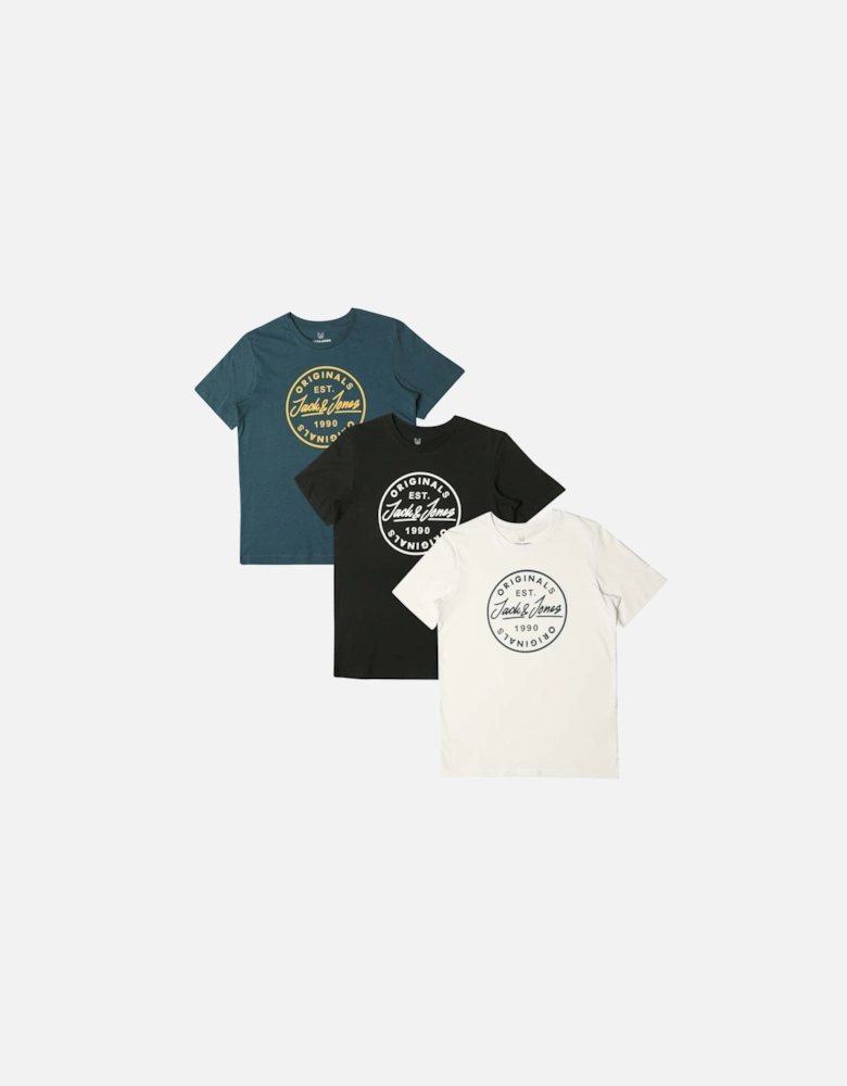 Junior Boys More 3 Pack T-Shirts