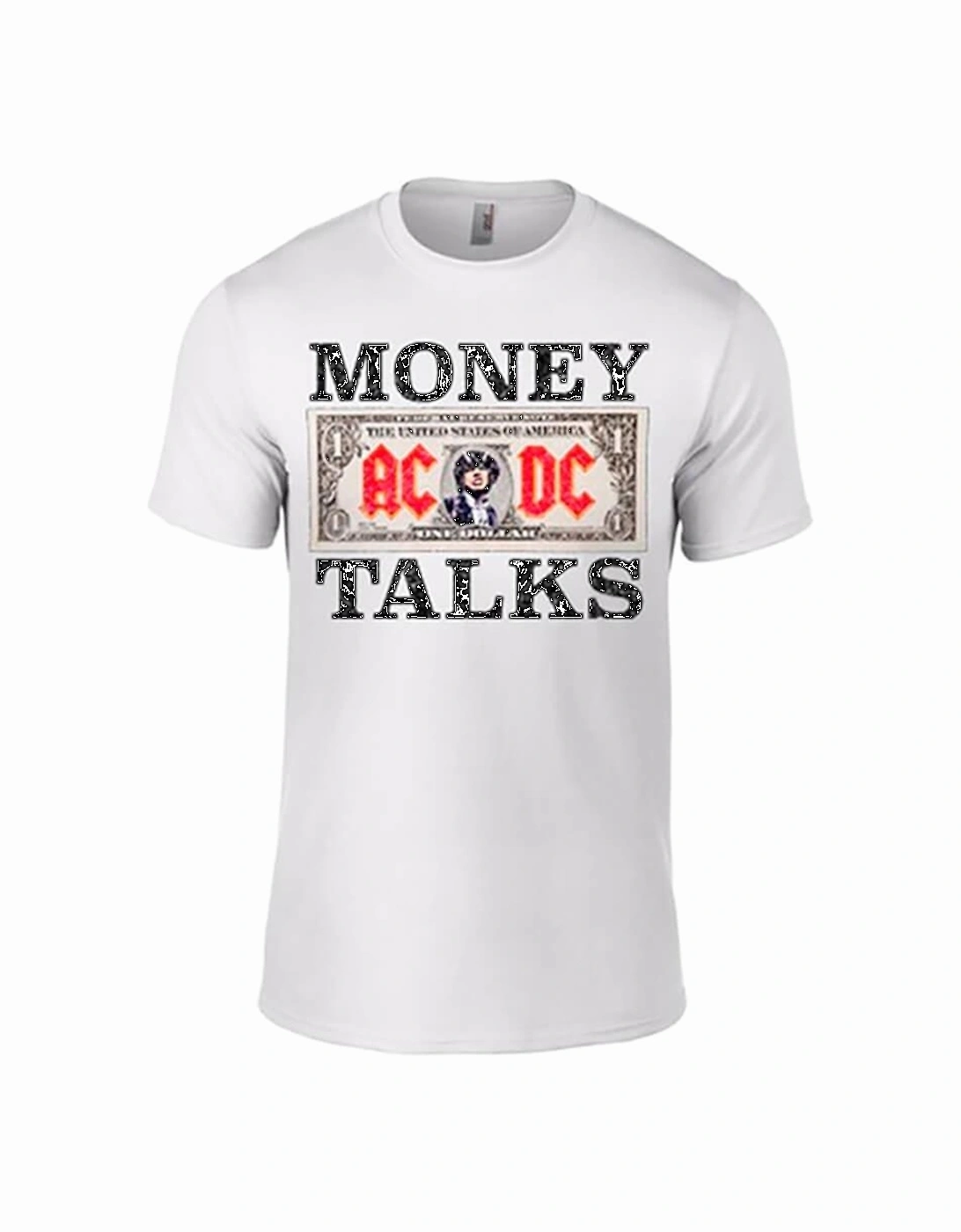 Unisex Adult Money Talks T-Shirt, 2 of 1
