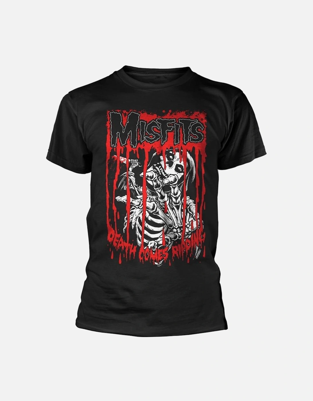 Unisex Adult Death Comes Ripping T-Shirt, 2 of 1