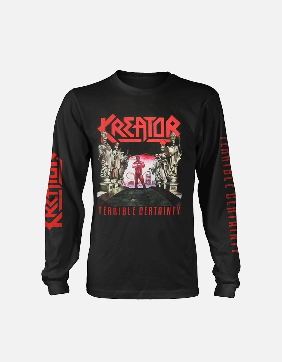 Unisex Adult Terrible Certainty Long-Sleeved T-Shirt, 2 of 1