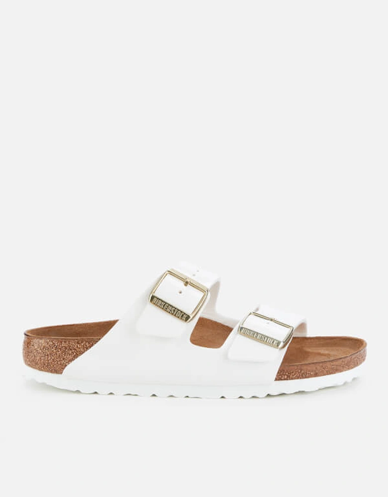 Birkenstock Women's Patent Arizona Slim Fit Double Strap Sandals - White