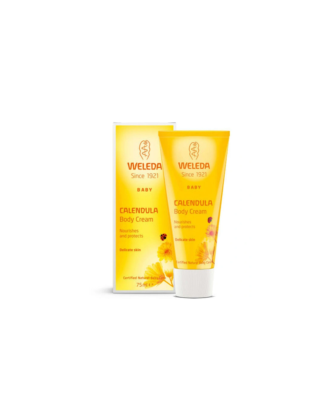 Baby Calendula Moisturising Body Cream (75ml) - Weleda, 2 of 1