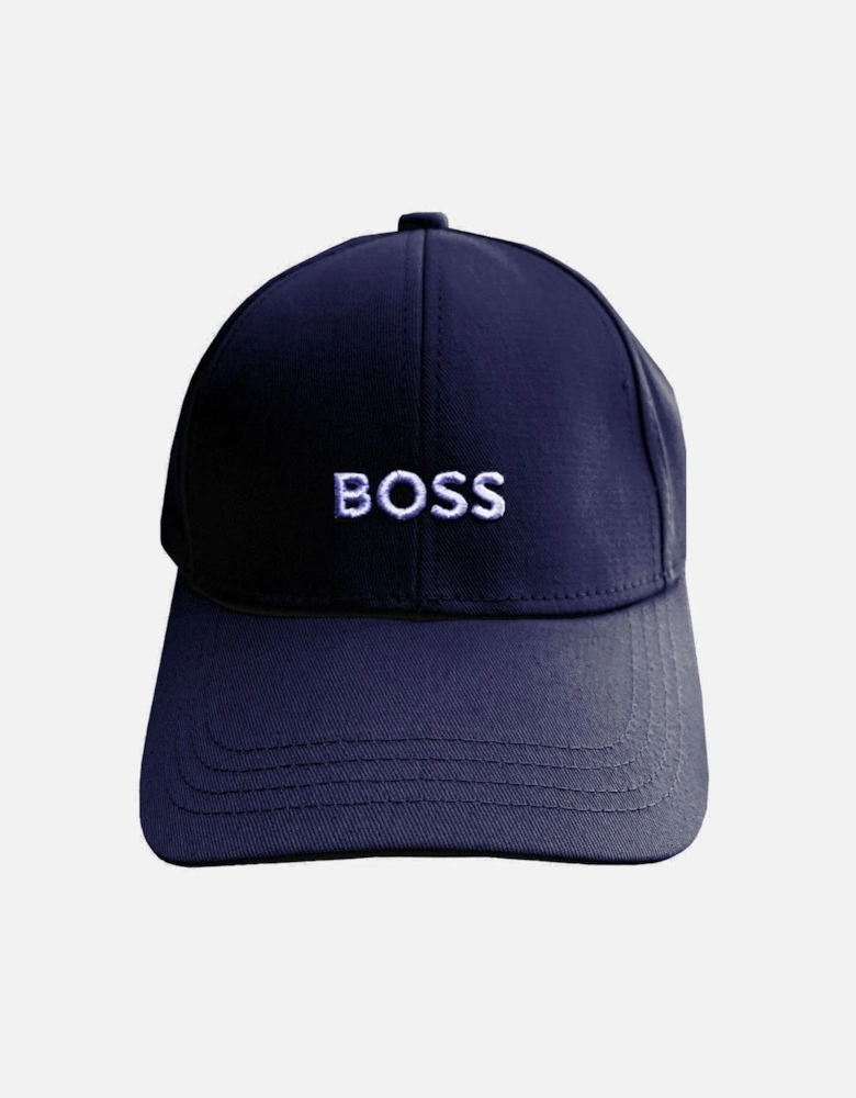 Men's Zed Navy Cap with White Boss Logo