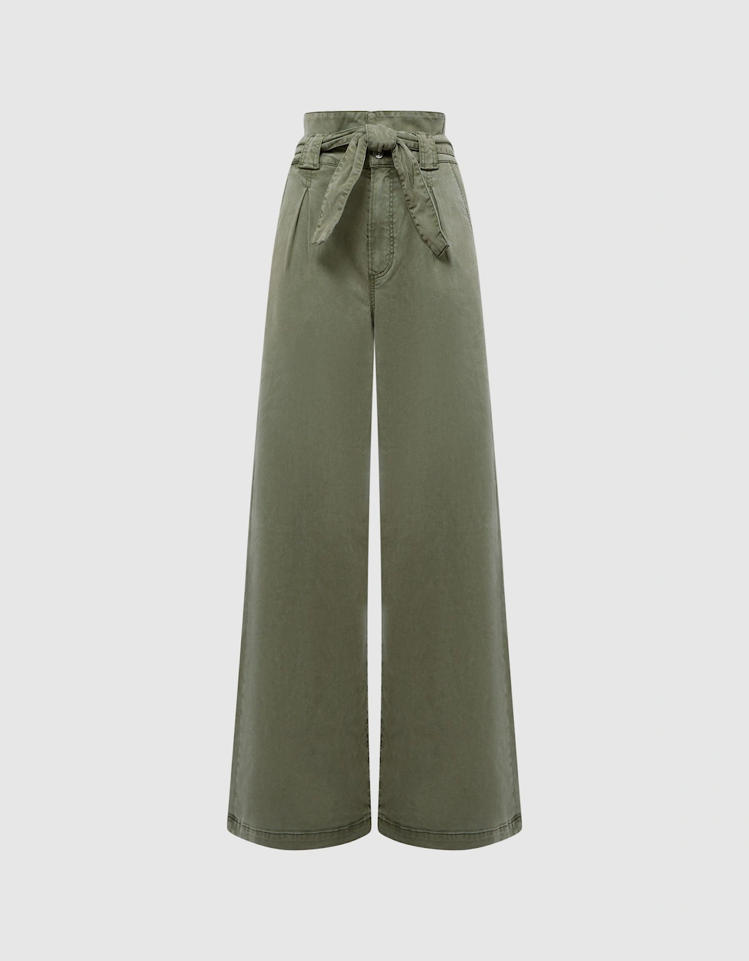 Paige High Rise Paper Bag Trousers, 2 of 1