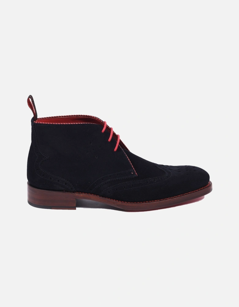 Page Worship Chukka Boot Navy Suede