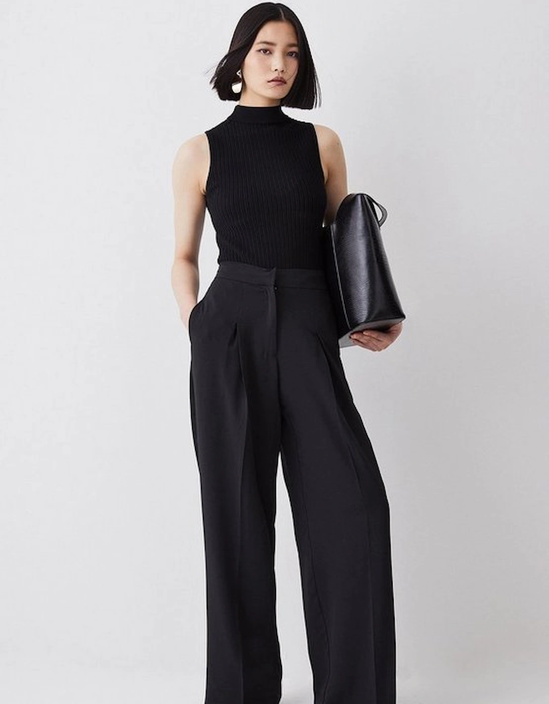 Essential Tailored Wide Leg Trouser, 5 of 4