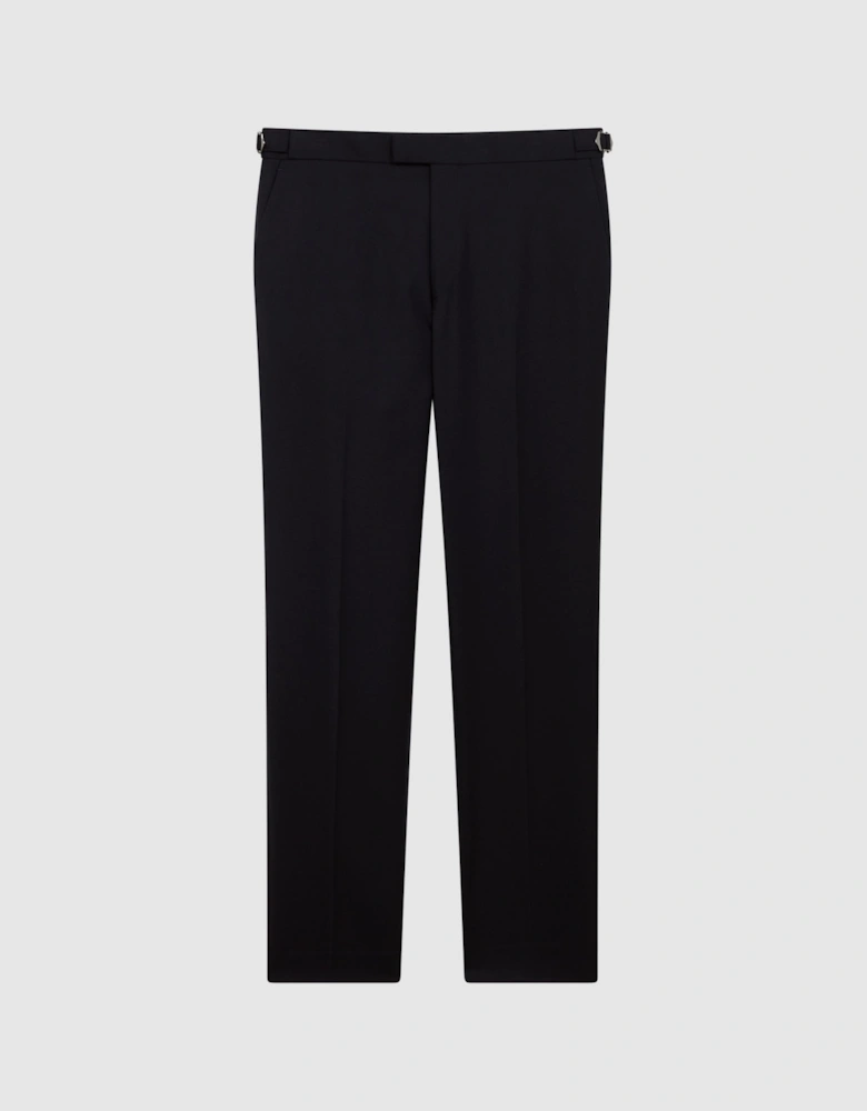Brushed Wool Mixer Trousers