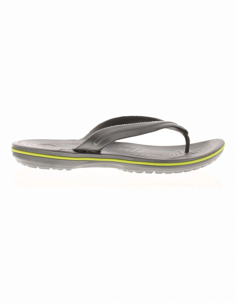 Mens Flip Flops Sandals Unisex Crocband grey UK Size