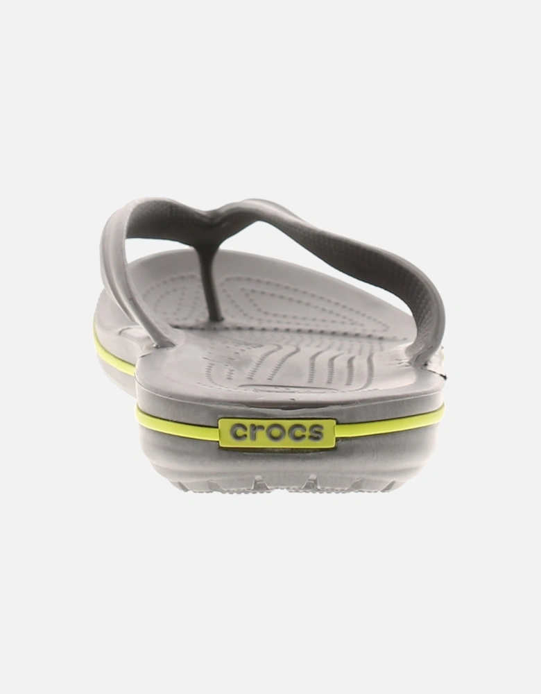 Mens Flip Flops Sandals Unisex Crocband grey UK Size