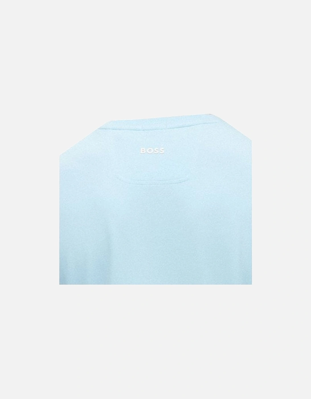 Men's Tee 4 Stretch Cotton Light/ Pastel Blue T-Shirt.