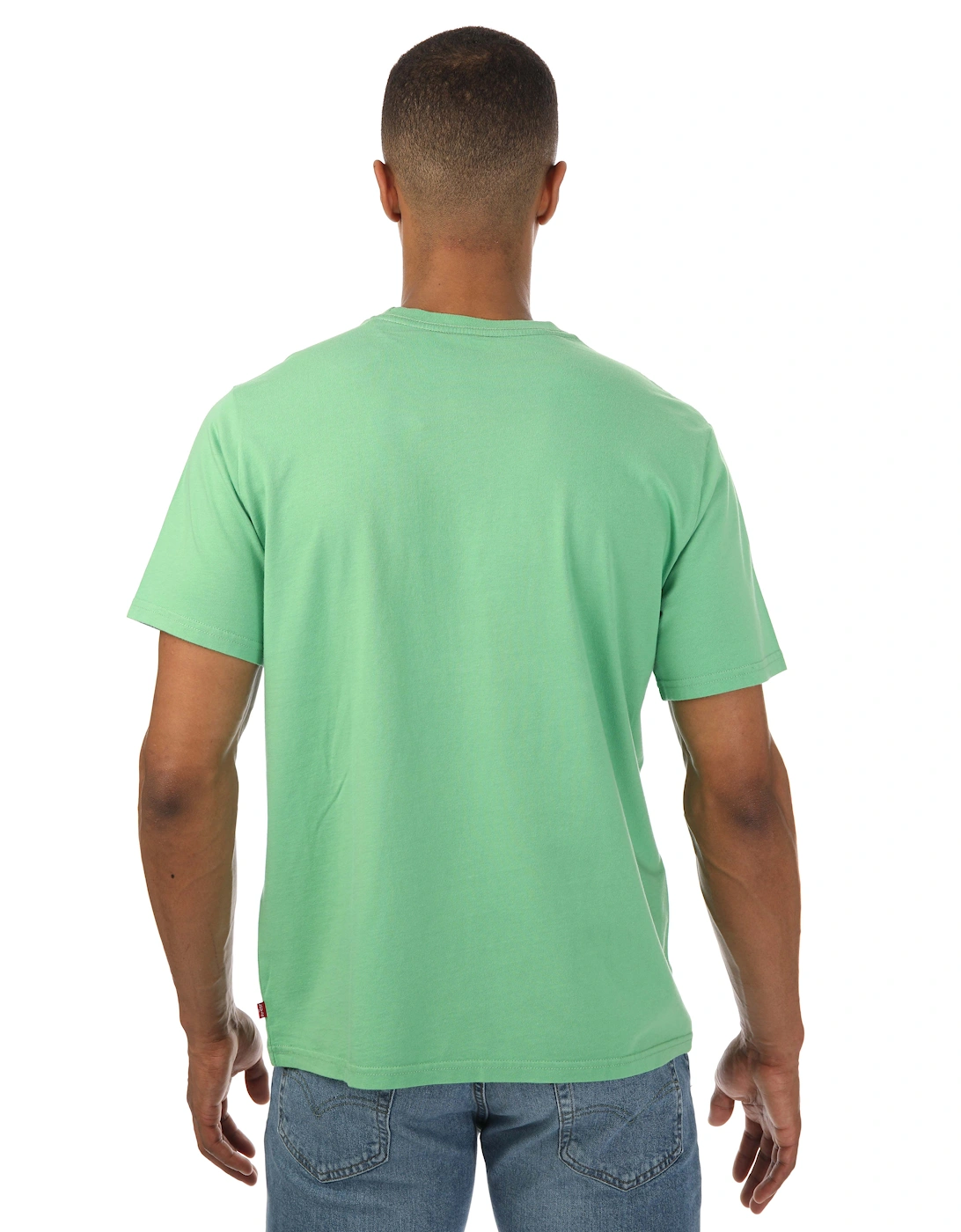 Mens Relaxed Fit Poster Logo T-Shirt