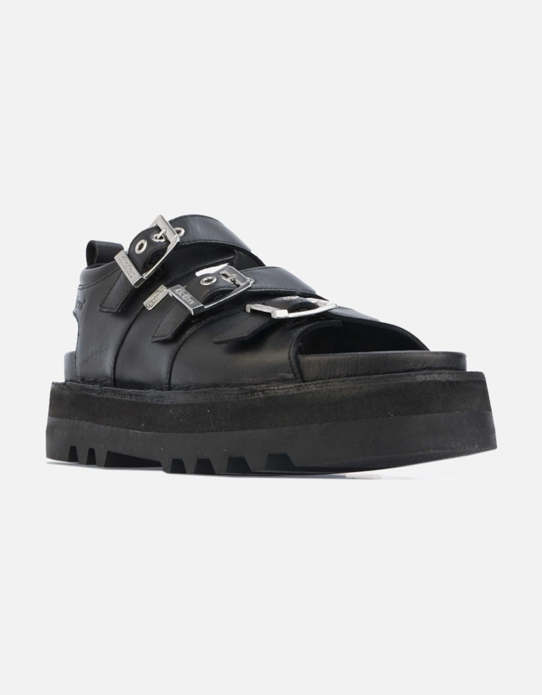 Womens Knox Buckle Leather Sandals