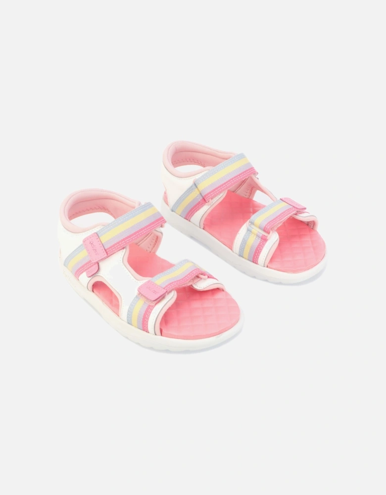 Children Girls Kickstar Leather Sandal