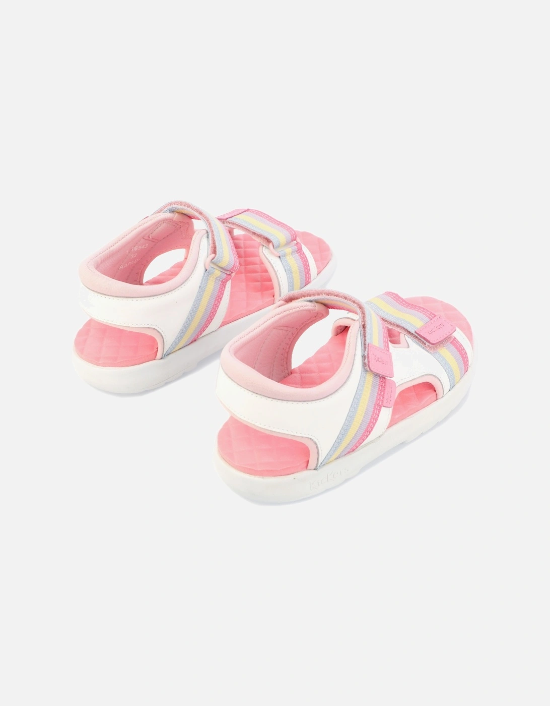 Children Girls Kickstar Leather Sandal