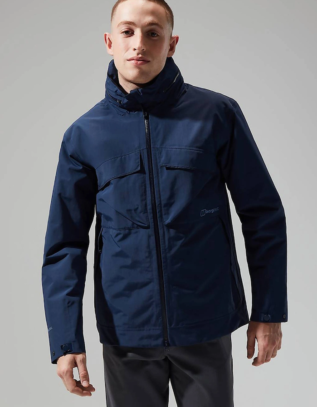 Men's Berghaus Men's Helmor Utility Jacket - Navy - Size: Regular/40